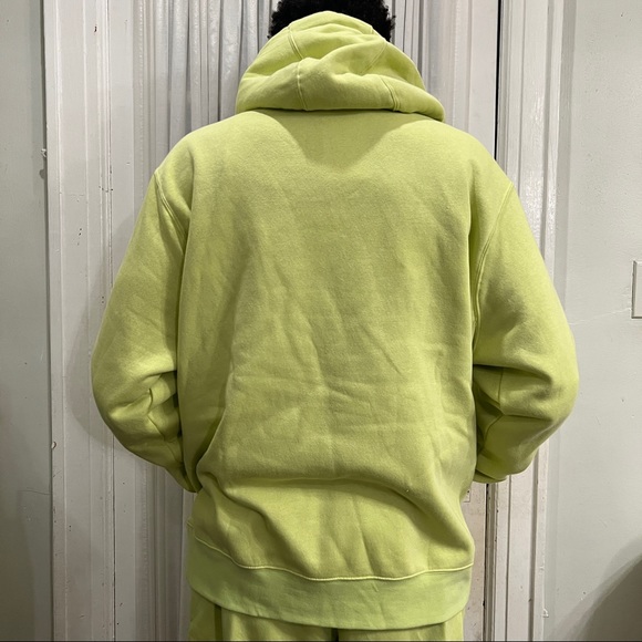 NIKE HOODY NEON GREEN - Picture 3 of 9